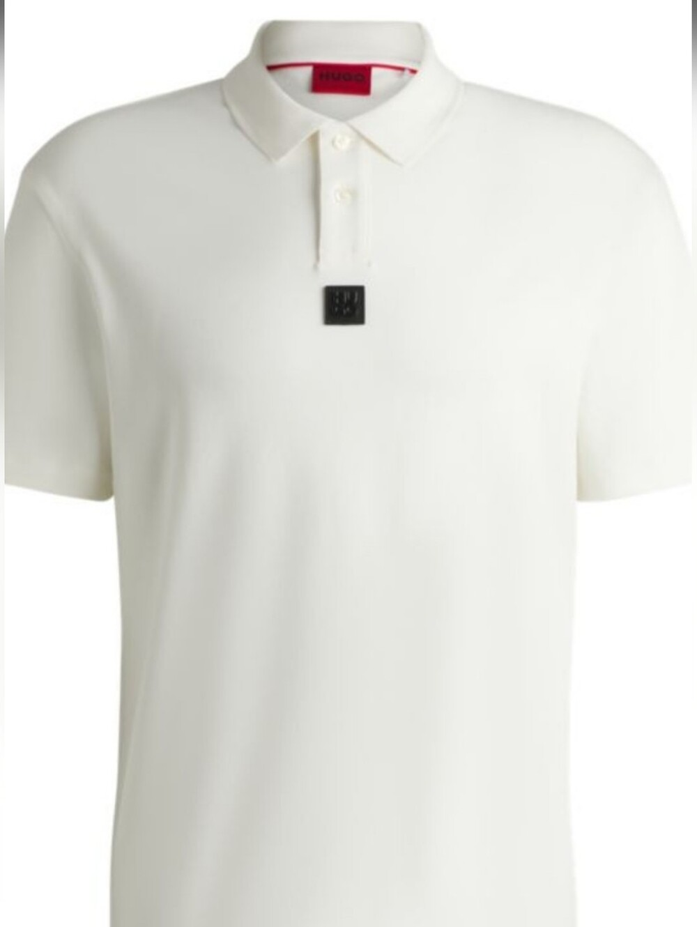 Hugo Menswear Interlock-cotton Polo Shirt with Stacked Logo. Gift. NWT. MSRP 118